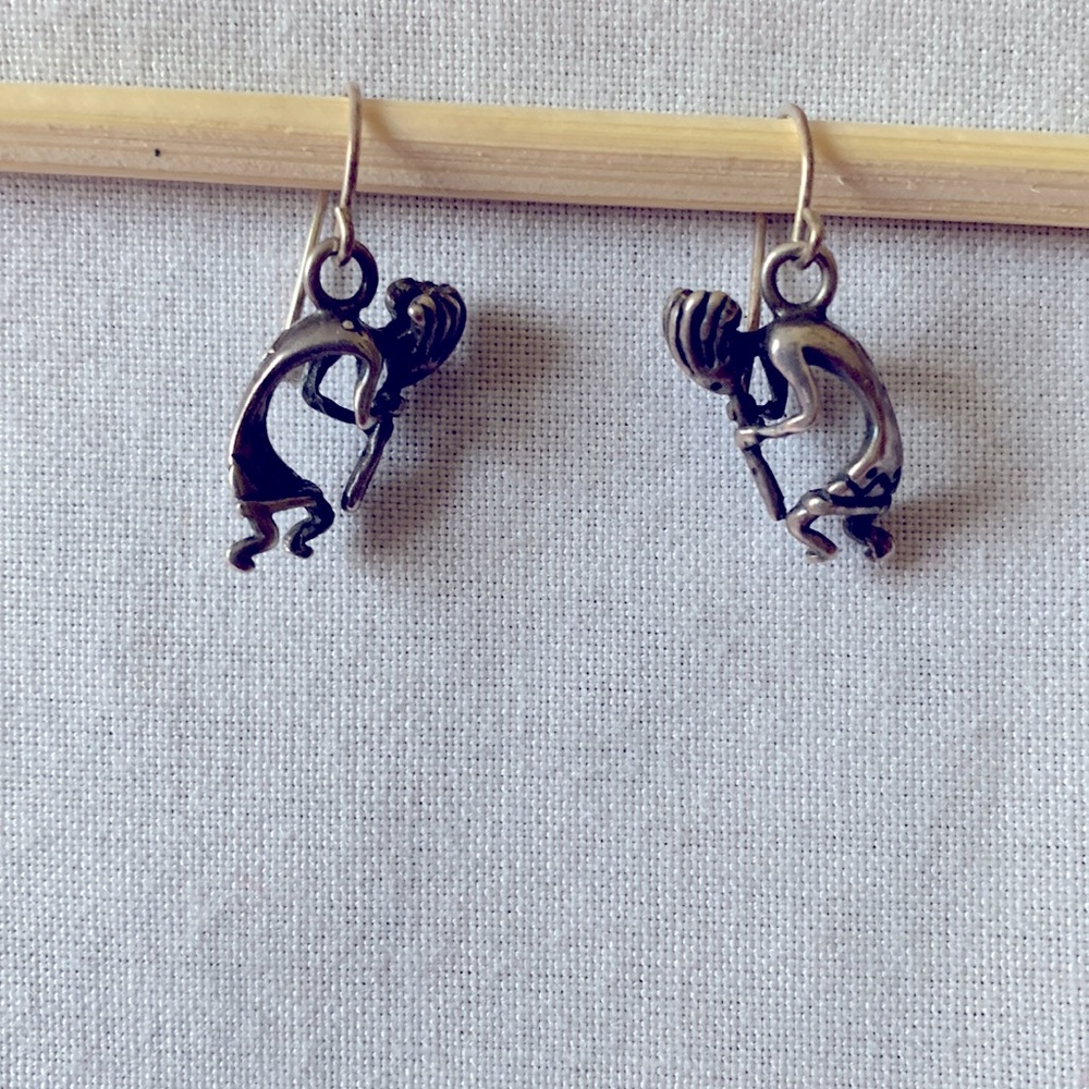 Hopi Kokopelli dangling earrings